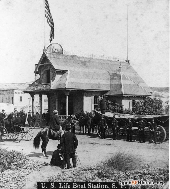 US Life Boat Station View northeast. Rockaway House in left background. wnp4.1140.jpg