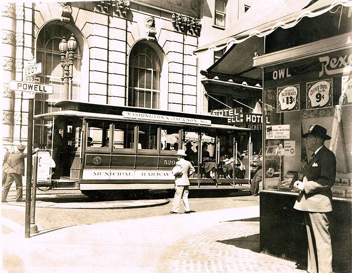 Man-gazing-at-cable-car-turnaround-Eddy-and-Powell-c-1940s.jpg
