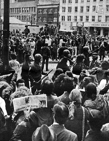 May Day 1971 200 Young office workers got clubbed along with freaks