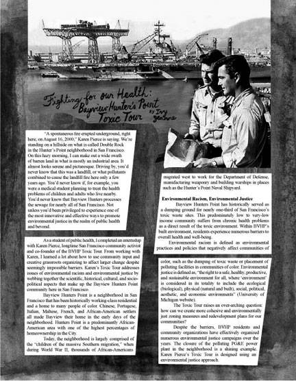 Bayview/Hunter's Point Toxic Tour. From FoundSF. Historical Essay