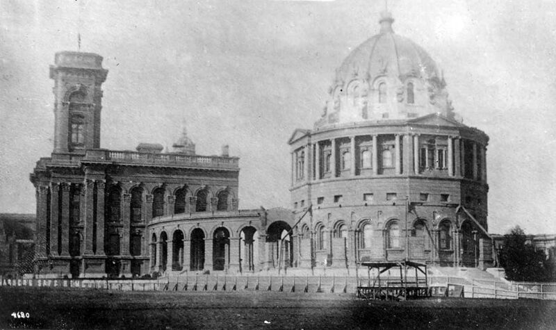 New City Hall and sand lot c 1880 Thomas P Woodward collection courtesy Society of California Pioneers.jpg