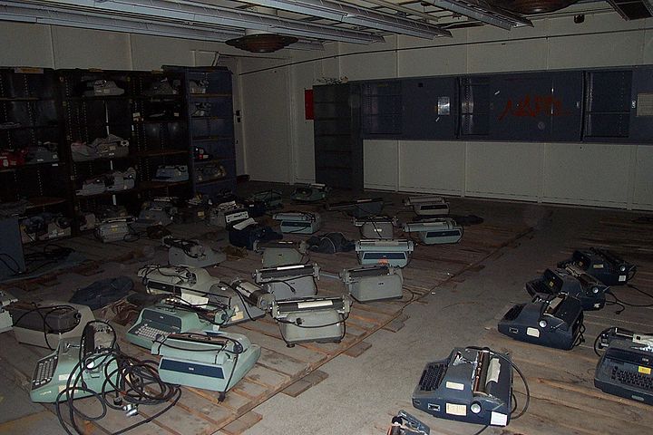 Dead typewriters in cryptography lab 2266018 7391c60a9e o.jpg