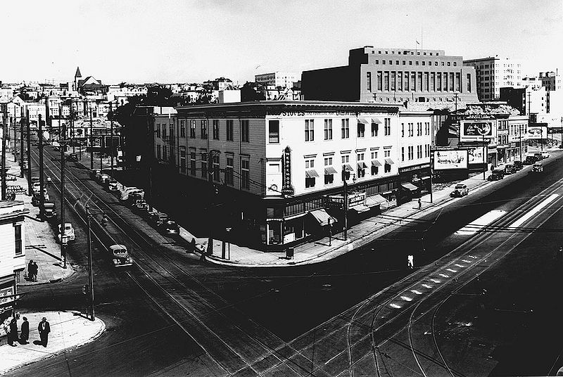 File:Northeast-at-Market-and-Church-with-Mint-behind-Sept-14-1945-SFDPW.jpg