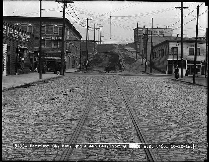 File:Harrison-Street-Between-3rd-Street-and-4th-Street-Looking-East- October-20-1916 U05493.jpg