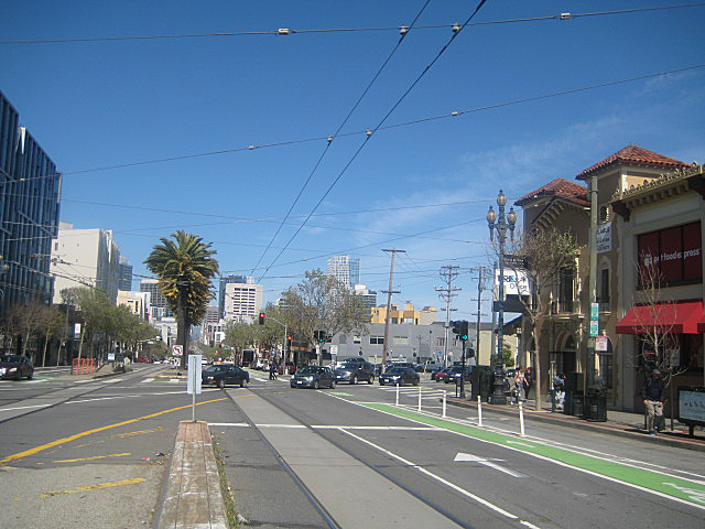 File:Market Street east at Duboce. 2023.sharpened.jpg