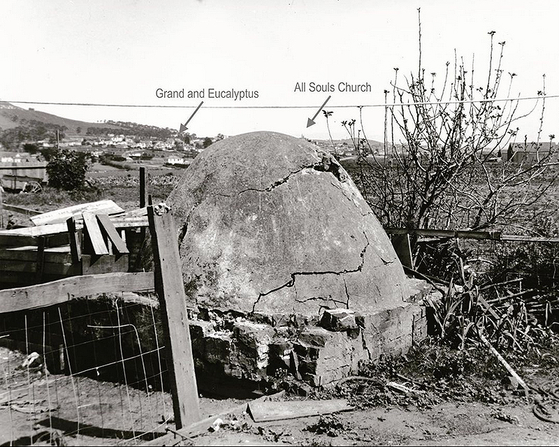 Old horno--oven--on Rancho Buri Buri. Exact date and location is unknown USC Digital Library CHS Collection.jpg