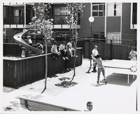 St Francis aug 20 1964 Children playing at the St. Francis Square Housing Development Play Center aad-8055.jpg