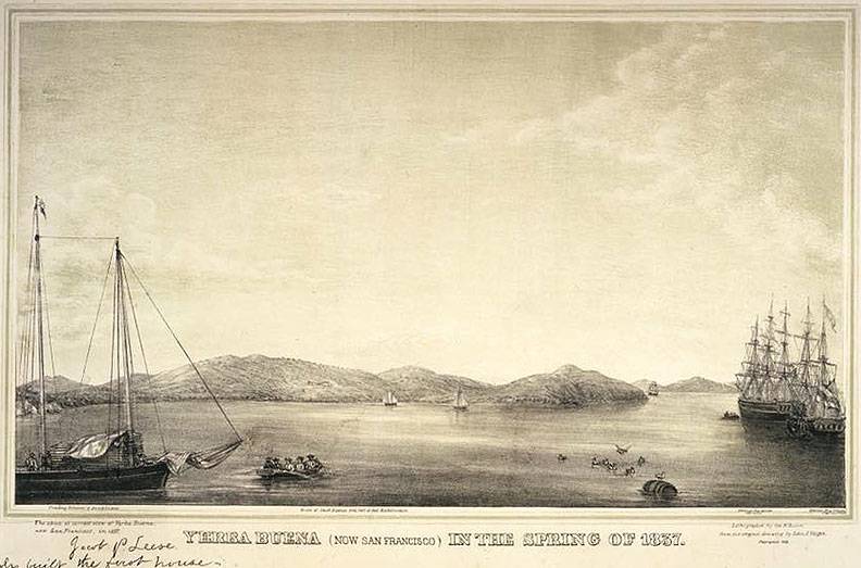 Yerba Buena cove spring 1833 via John Alioto FB.jpg