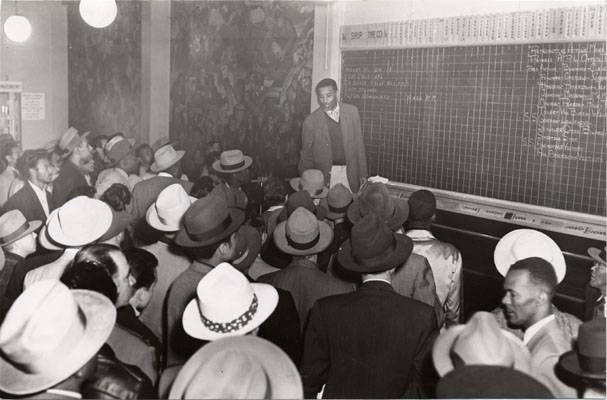 File:Members of the Marine Cooks and Stewards Union in a hiring hall at 86 Commercial Street June 10 1952 AAD-5676.jpg