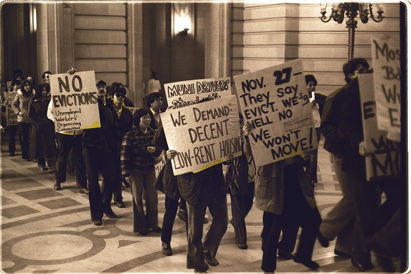 File:Housing protesters at San Francisco CITY HALL, 1977 Nancy Wong.jpg