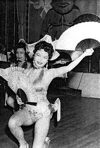 Pat Chin at Skyroom, 1950s
