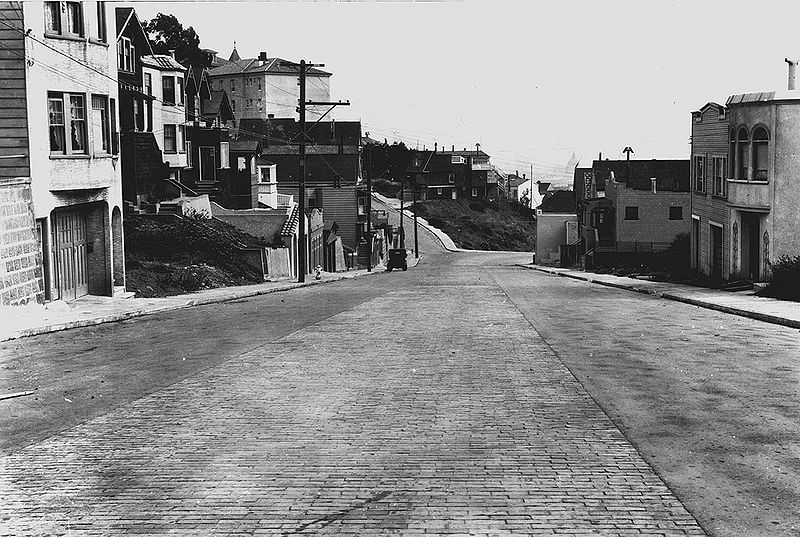 File:Roosevelt-Way-ne-from-Fairbanks-w-Park-Hill-Ave-going-left-at-center-Sept-27-1928-SFDPW.jpg