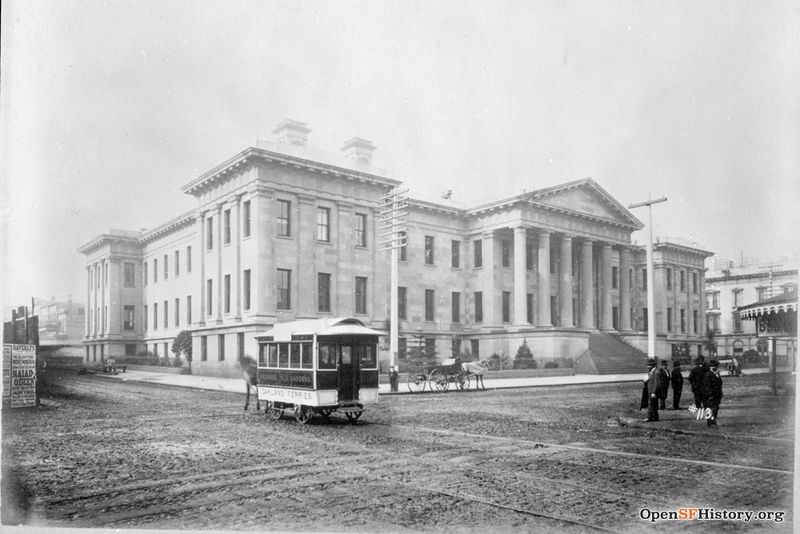 File:1883 Old Mint, horse car to Woodward's Gardens wnp26.338.jpg